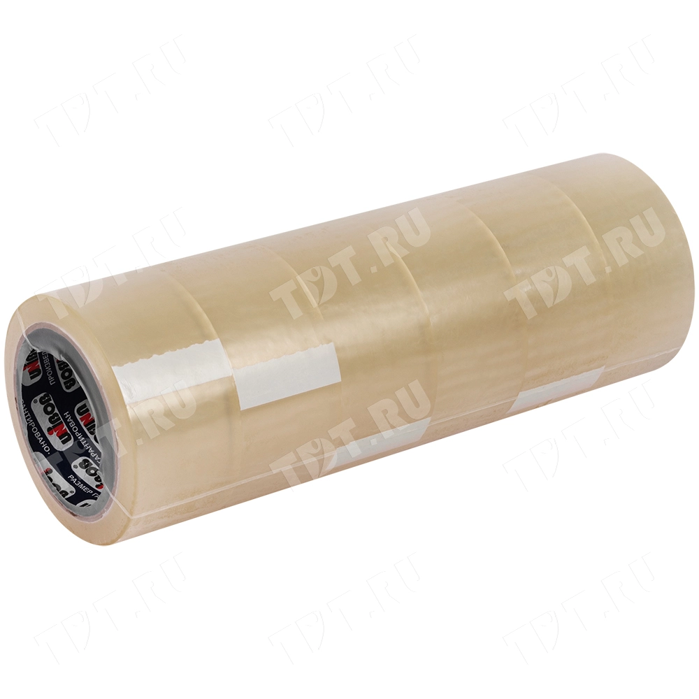 Клейкая лента прозрачная Unibob®, 48мм*66м*45мкм