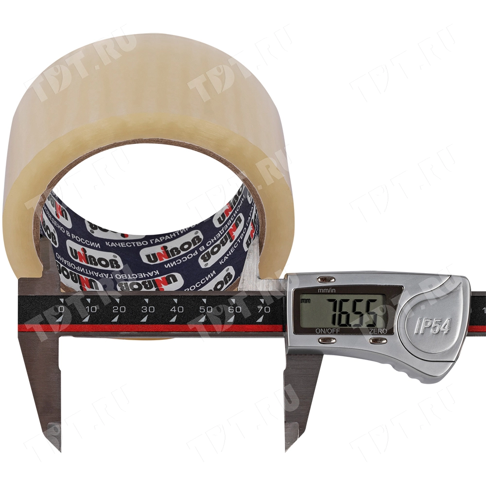 Клейкая лента прозрачная Unibob®, 48мм*66м*45мкм