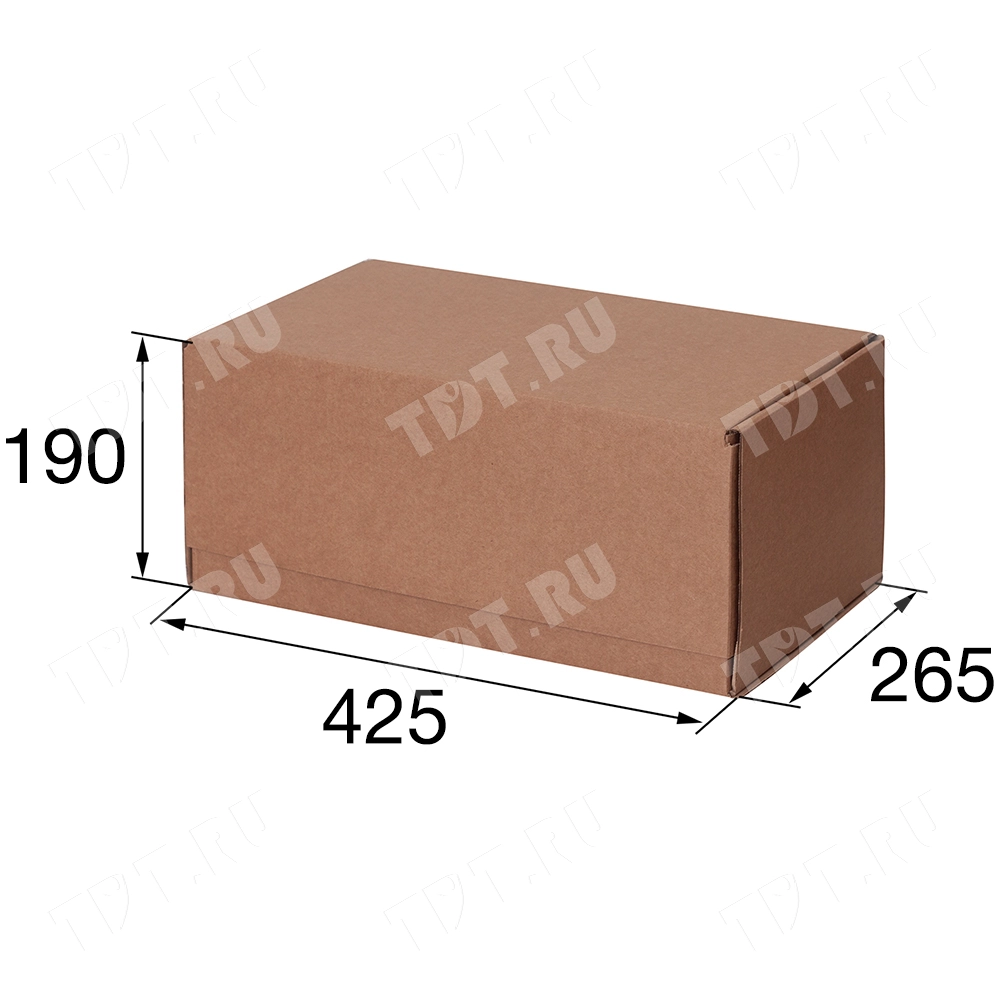 Почтовый короб тип «Б», 425*265*190 мм, T-23 В, 100% целлюлоза