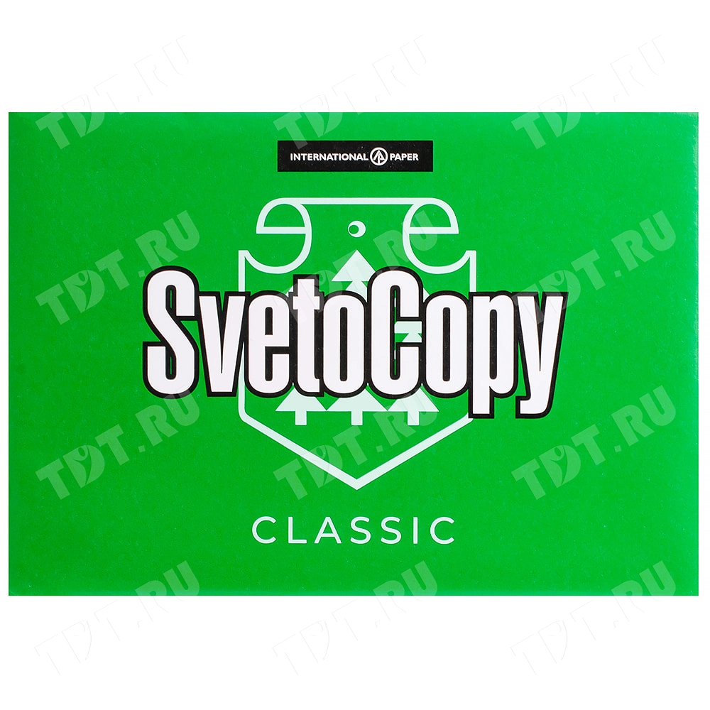 Офисная бумага SvetoCopy, формат А4, 500 листов/пачка, 80 г/м²