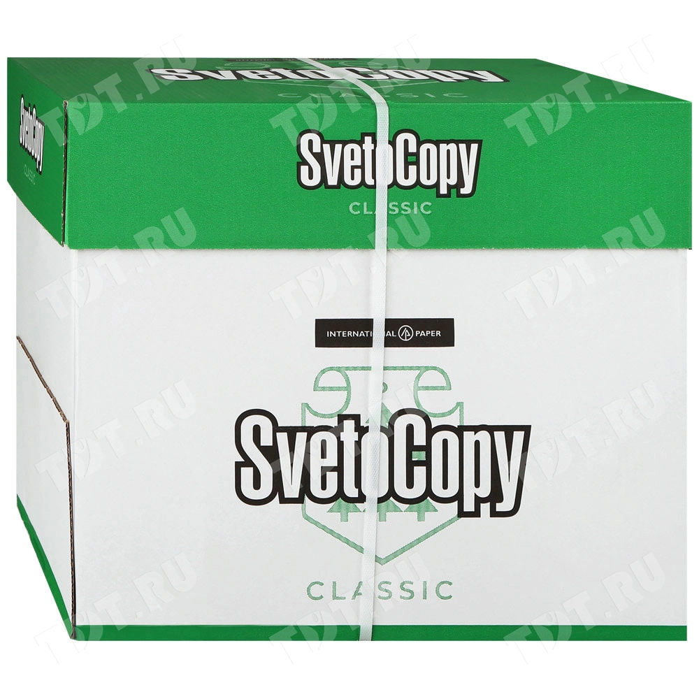 Офисная бумага SvetoCopy, формат А4, 500 листов/пачка, 80 г/м²