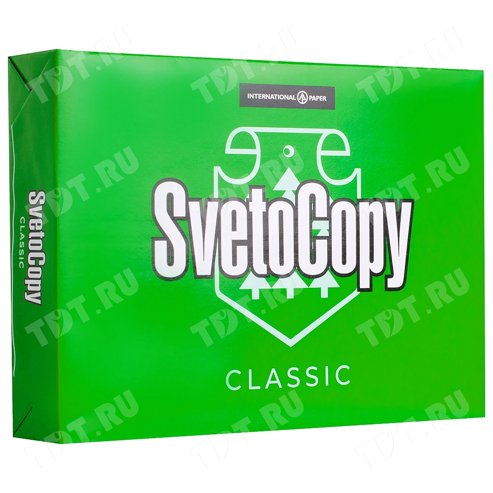 Офисная бумага SvetoCopy, формат А4, 500 листов/пачка, 80 г/м²