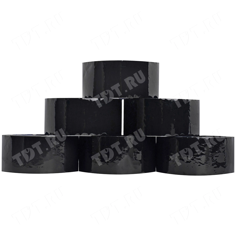 Клейкая лента черная Unibob®, 48мм*66м*45мкм