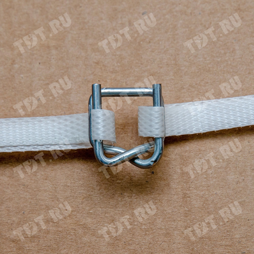 Пряжка проволочная для лент ПЭТ и ПП 19 мм, 1000 шт./уп.