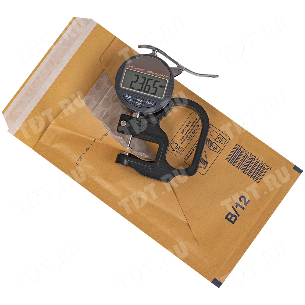 Бурый крафт пакет с прослойкой, 14*22 см, B-12-G (В/00)