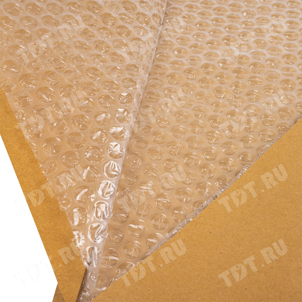 Бурый крафт пакет с прослойкой, 29*37 см, H-18-G (H/5)