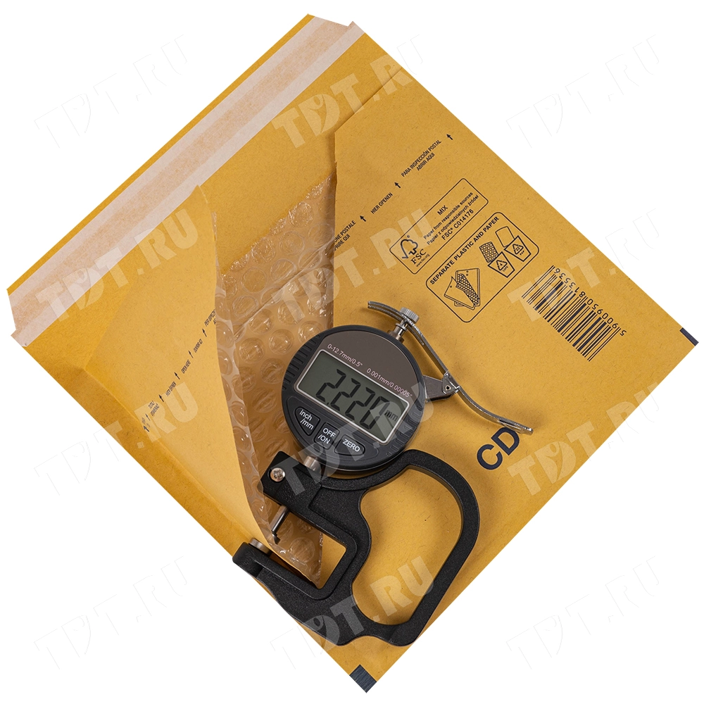 Бурый крафт пакет с прослойкой, 20*17 см, CD-G