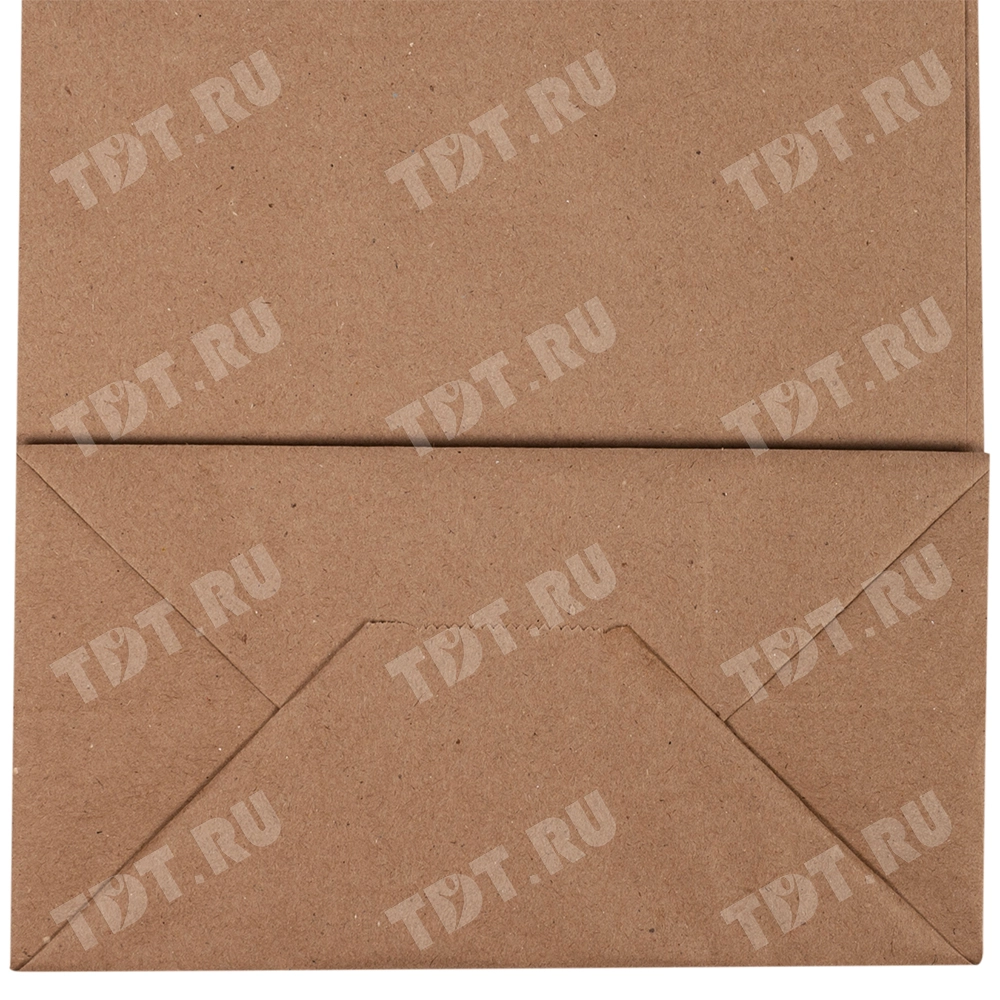 Крафт пакет с крученой ручкой, 100 г/м², 18*8*20 см