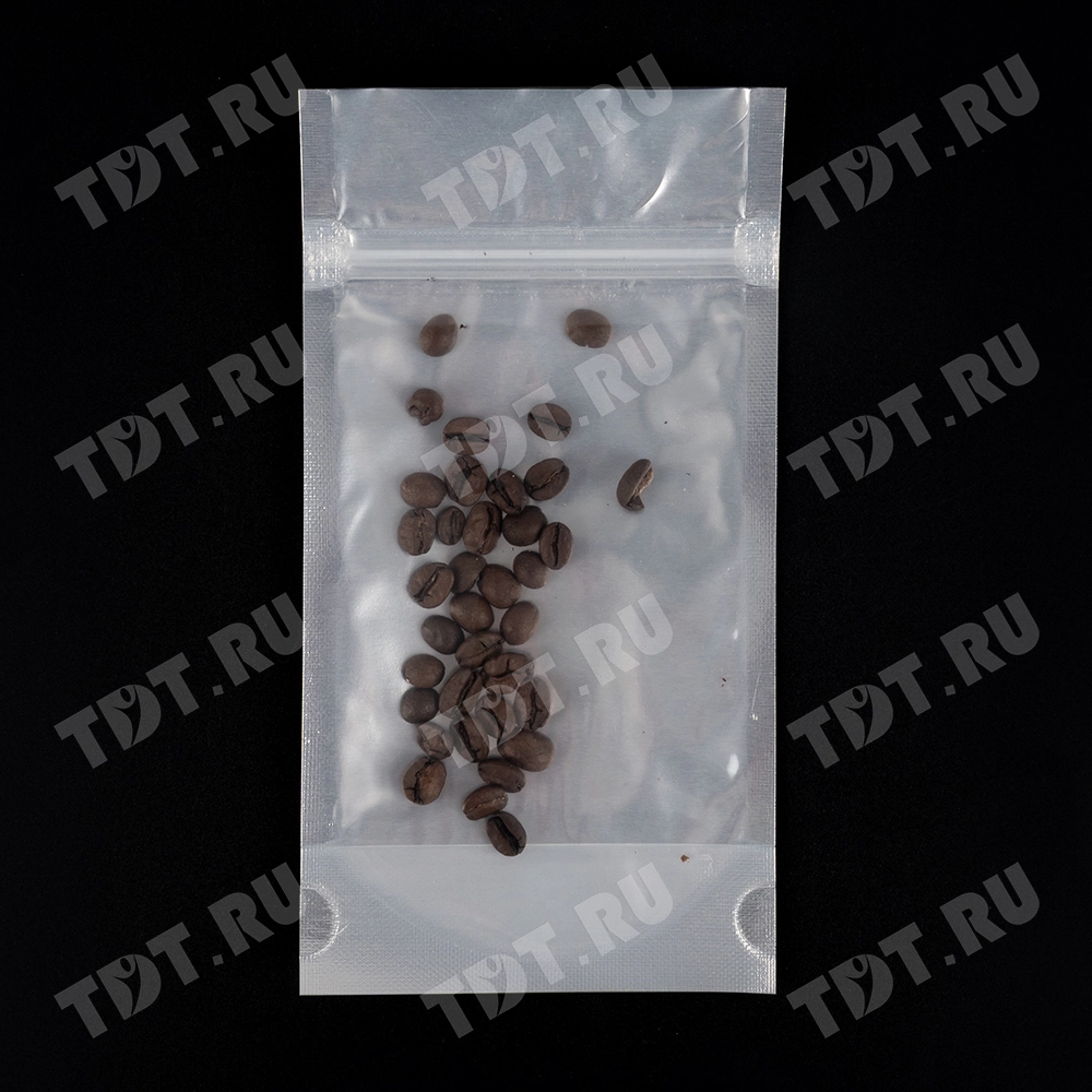 Фольгированный дой-пак с zip lock, серебристый с прозрачной стороной, 10*15+3 см, 93 мкм, 100 шт.