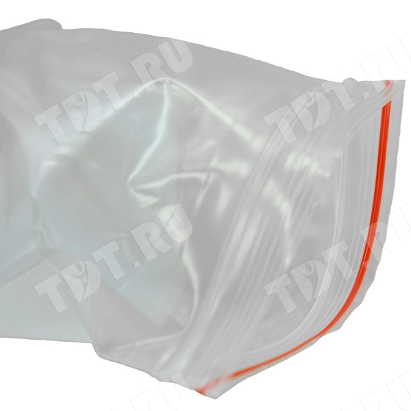 Пакеты Zip Lock с полосой для надписи, 100*150 мм, 60 мкм, 100 шт.