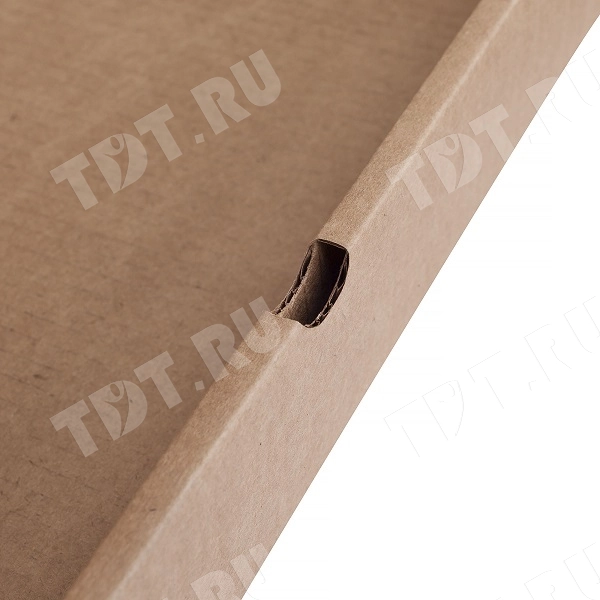 Бурая коробка для пиццы, 330*330*35 мм