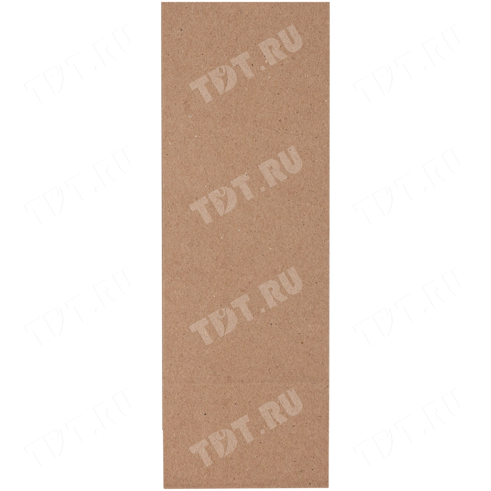 Крафт пакет без ручек, 70 г/м², 8*5*23 см