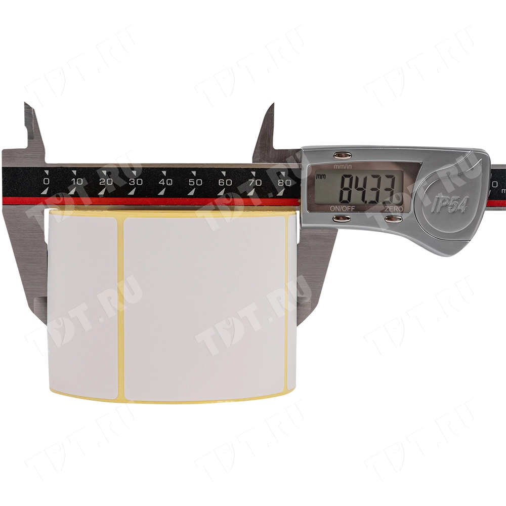 Термоэтикетки самоклеящиеся ЭКО 58*60 мм, втулка 40 мм, 500 шт./рол.