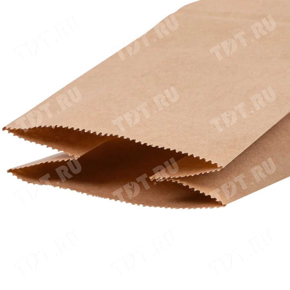 Крафт пакет без ручек, 70 г/м², 12*8*19 см