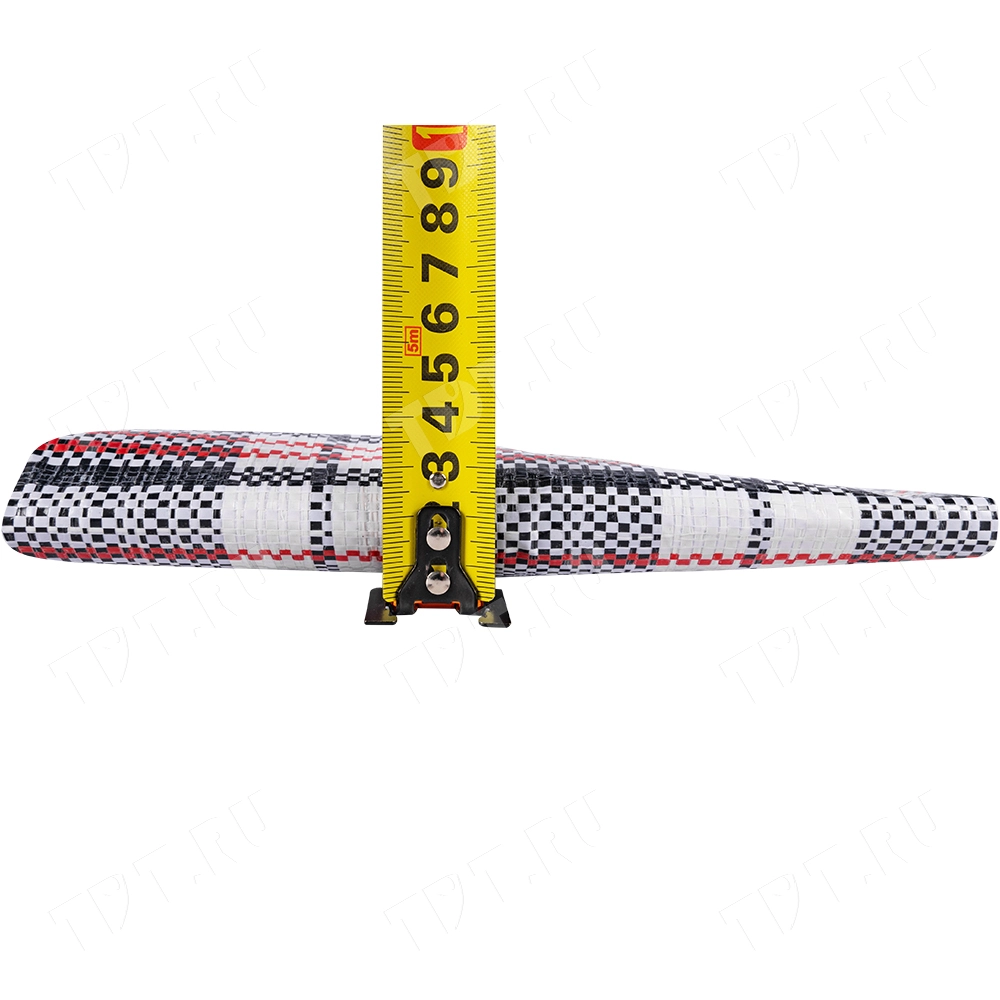 Сумка однослойная хозяйственная, 36 л, 45*20*40 см, чёрно-красная