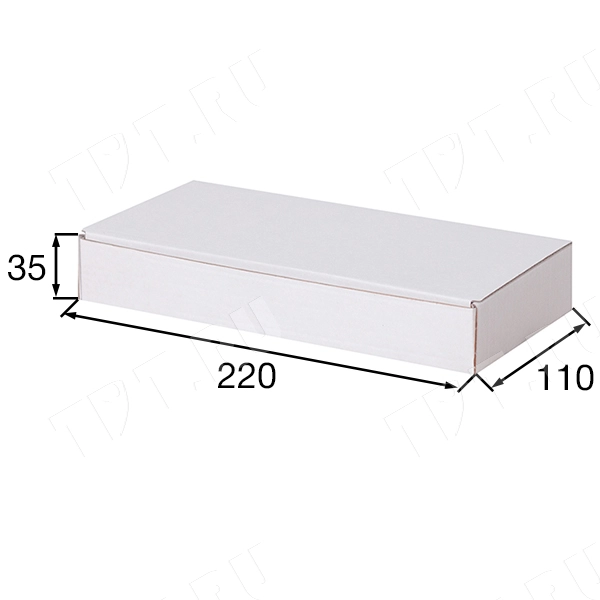Короб КС-412 МГФ, белый, 220*110*35 мм