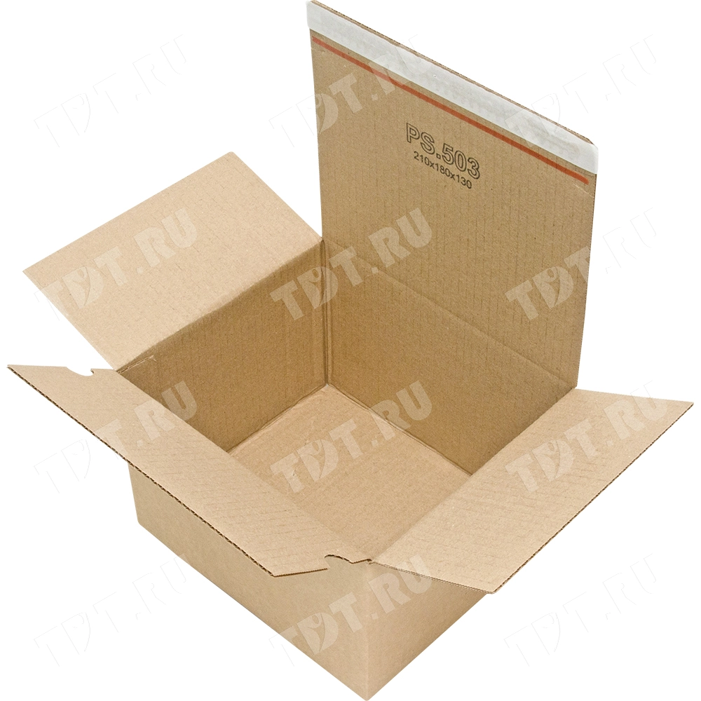 Почтовый короб PS.503 с клеевым клапаном, 210*180*130 мм, Т-23 В