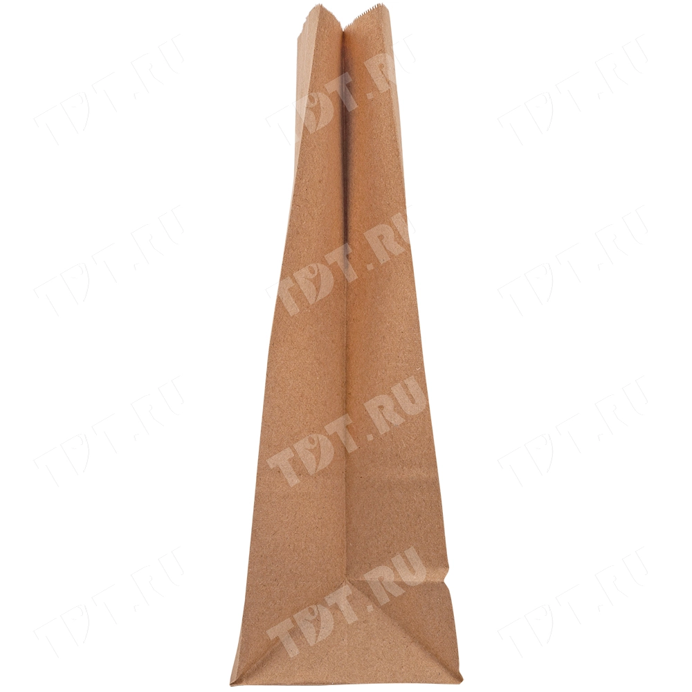 Крафт пакет без ручек, 70 г/м², 8*5*17 см