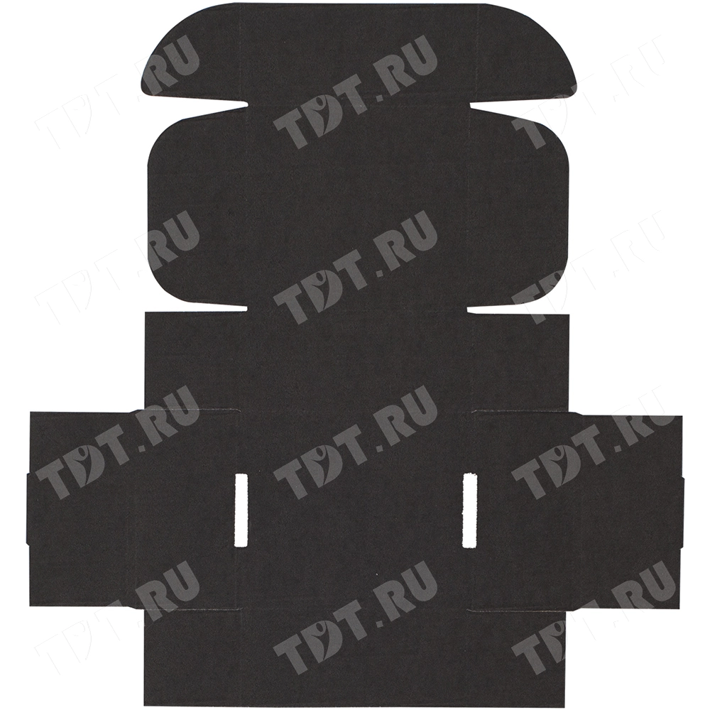 Короб КС-507 МГФ, чёрный, 125*110*55 мм