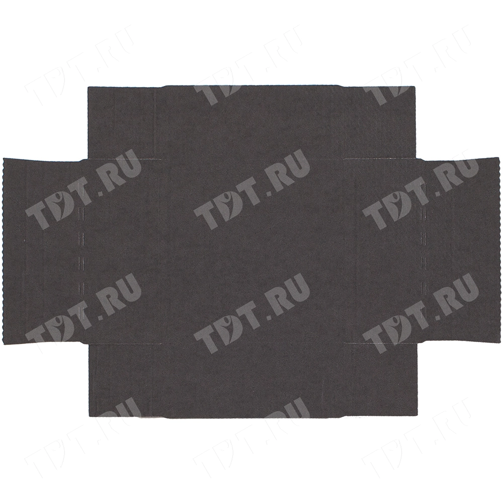 Коробка крышка-дно «Кубик», чёрная, 140*140*140 мм