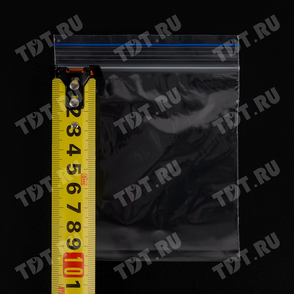 Пакет Zip Lock, прозрачный, 100*100 мм, 35-36 мкм, 100 шт.