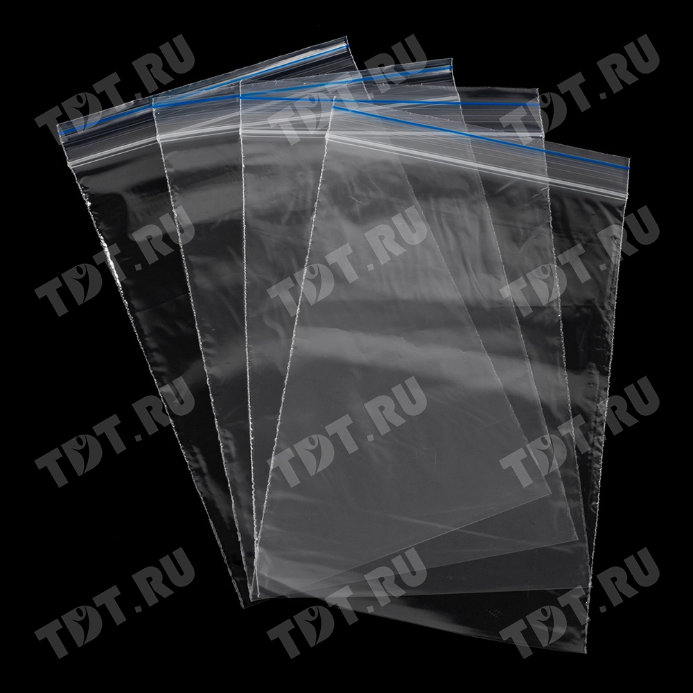 Пакет Zip Lock, прозрачный, 100*150 мм, 35-36 мкм, 100 шт.