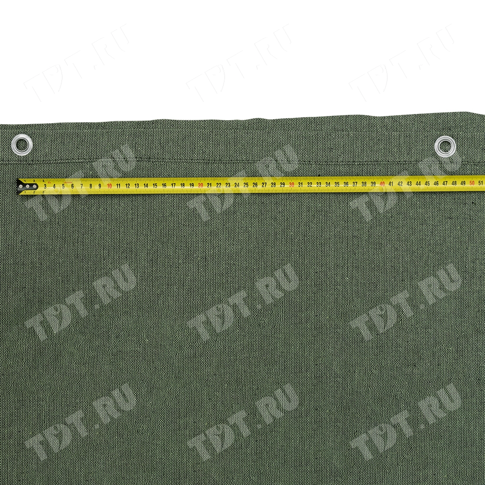Брезент ОП с люверсами, хаки, 400 г/м², 3*5 м