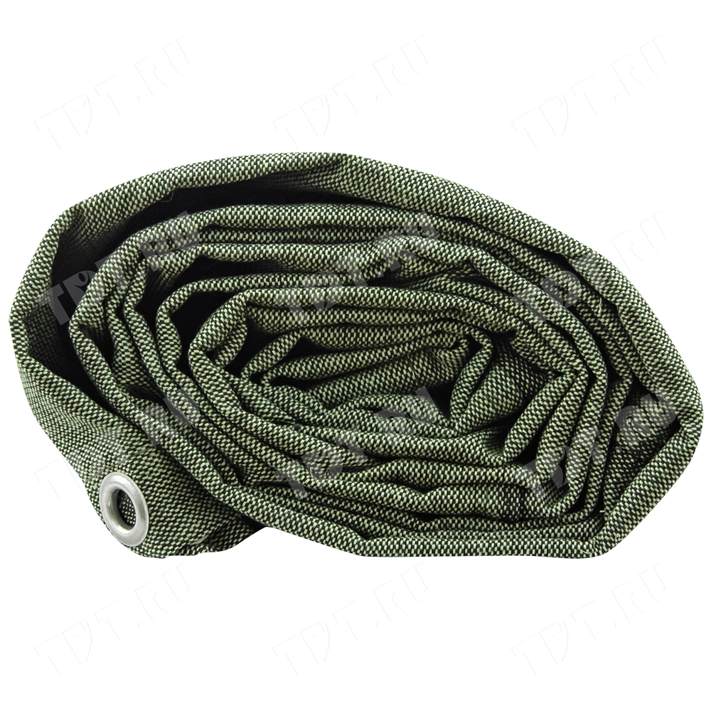 Брезент ОП с люверсами, хаки, 400 г/м², 4*6 м