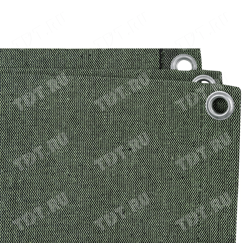 Брезент ОП с люверсами, хаки, 400 г/м², 4*6 м