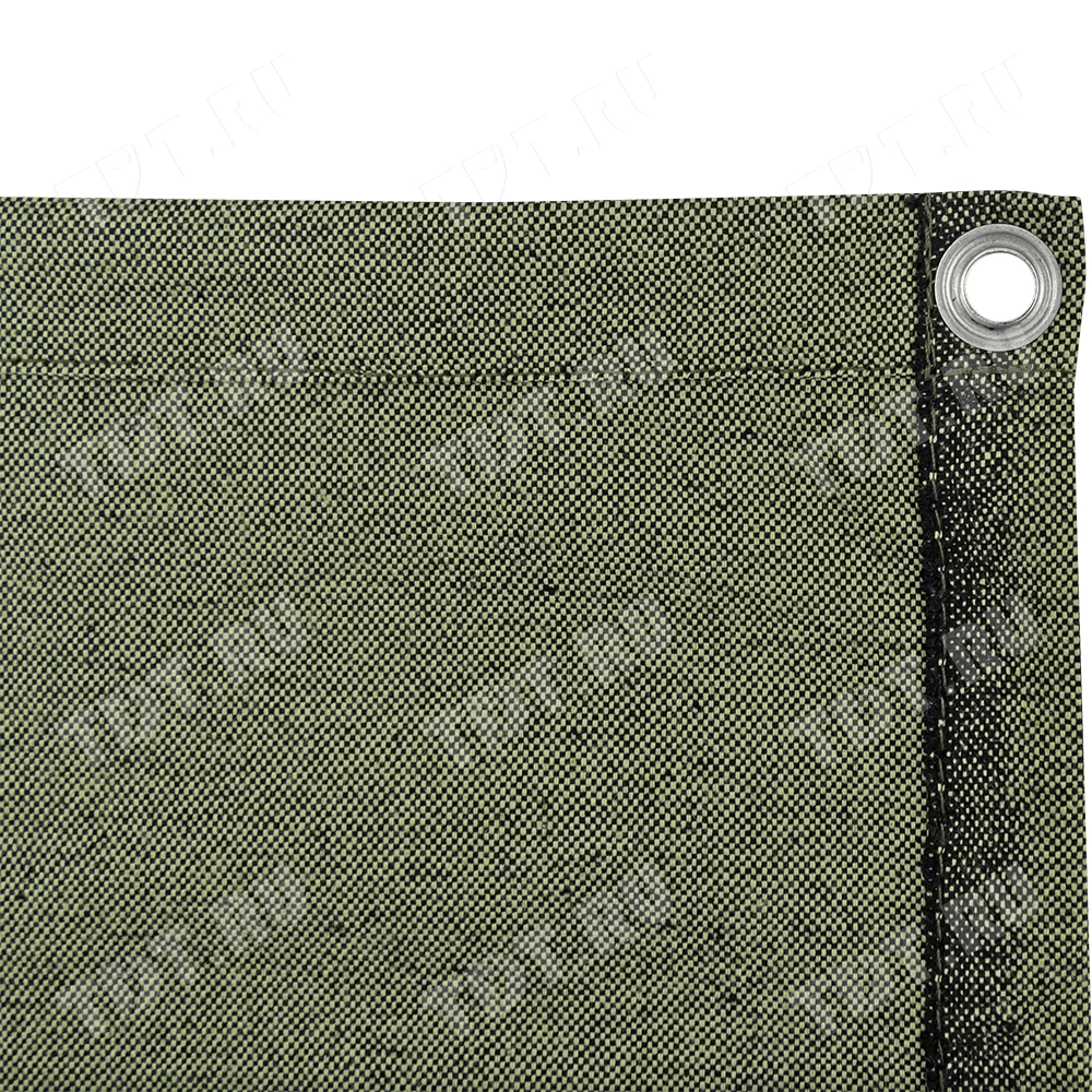 Брезент ВО с люверсами, хаки, 400 г/м², 4*5 м