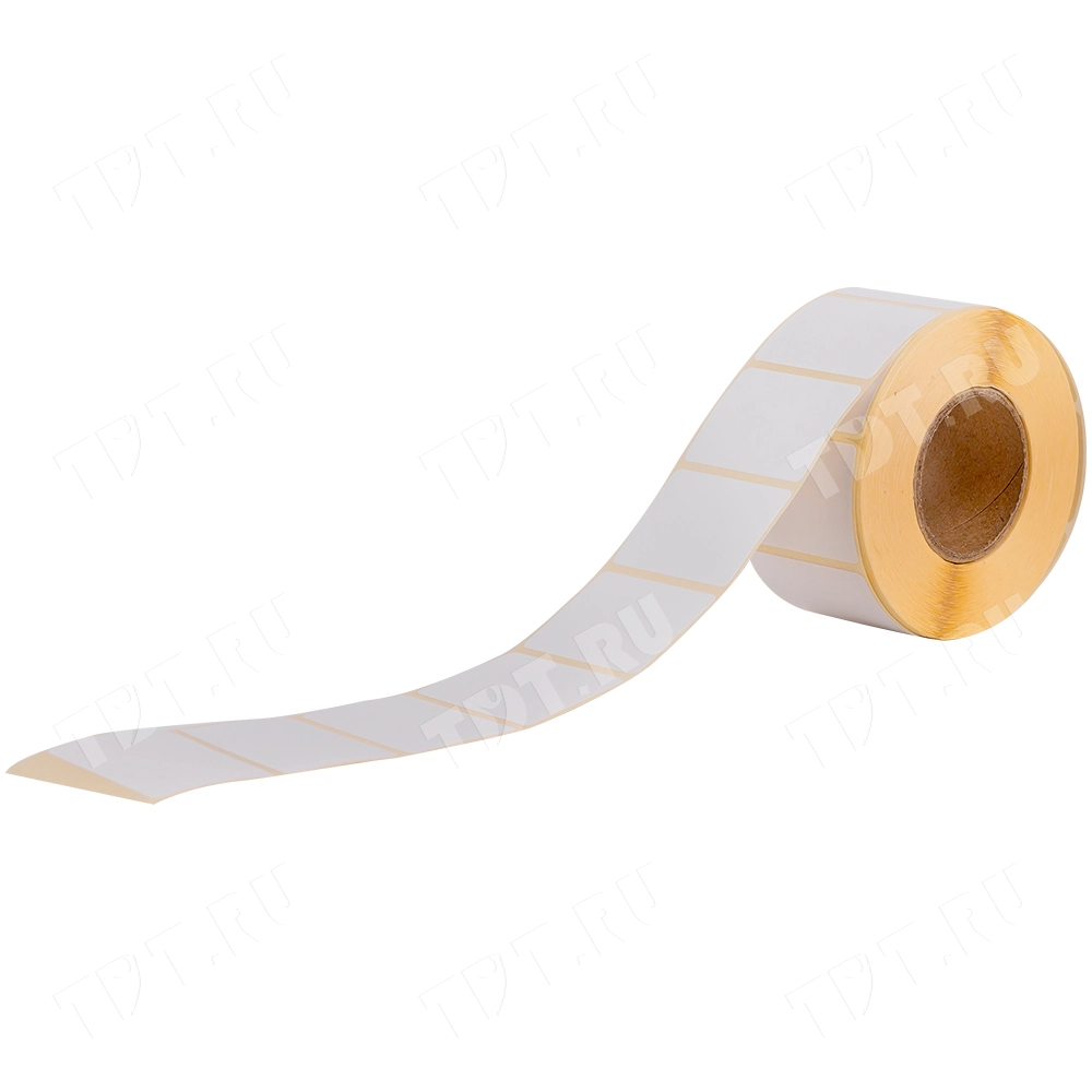 Термотрансферные этикетки ПЛГ 40*30 мм, втулка 40 мм, 2000 шт./рол.