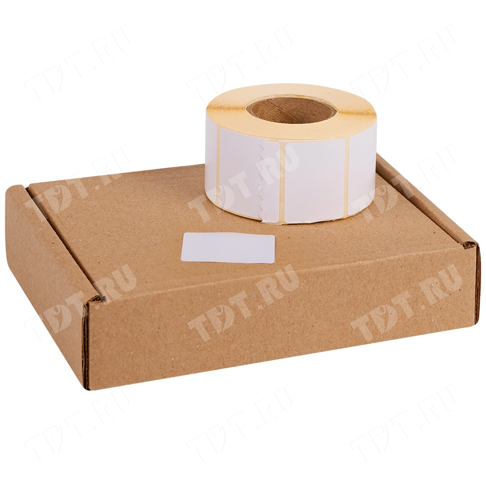 Термотрансферные этикетки ПЛГ 40*30 мм, втулка 40 мм, 2000 шт./рол.