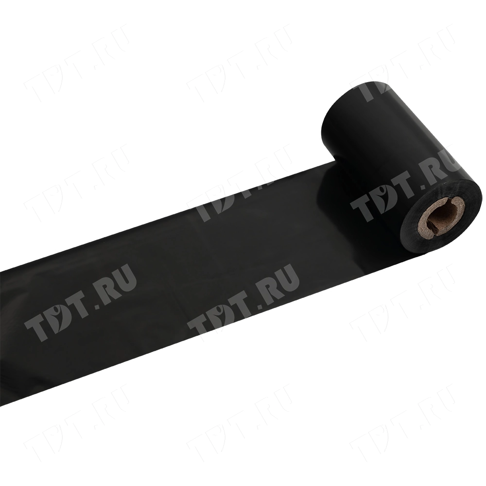 Термотрансферная лента риббон Wax Standard, 80мм*300м, втулка 1", 80мм, OUT