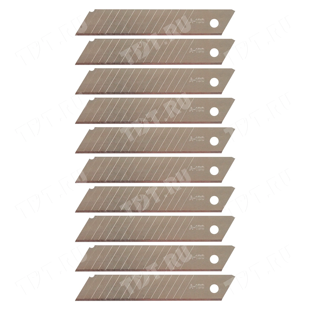 Лезвия STAFF для канцелярских ножей, 18 мм, 10 шт./уп.