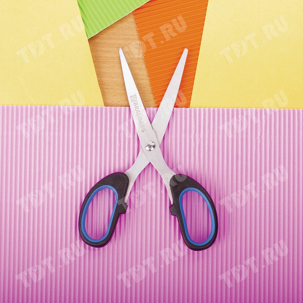 Ножницы Brauberg «CLASSIC+», 160 мм