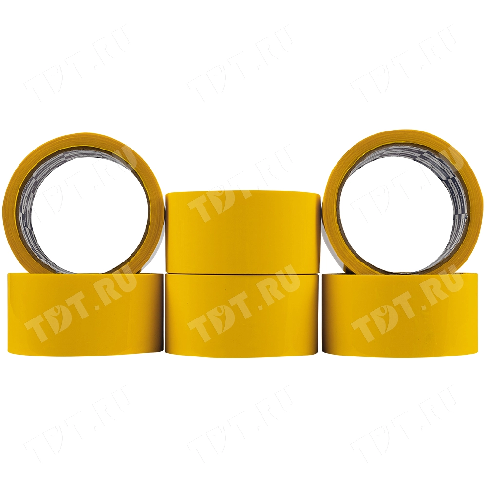 Клейкая лента желтая Klebebander, 50мм*57м*40мкм