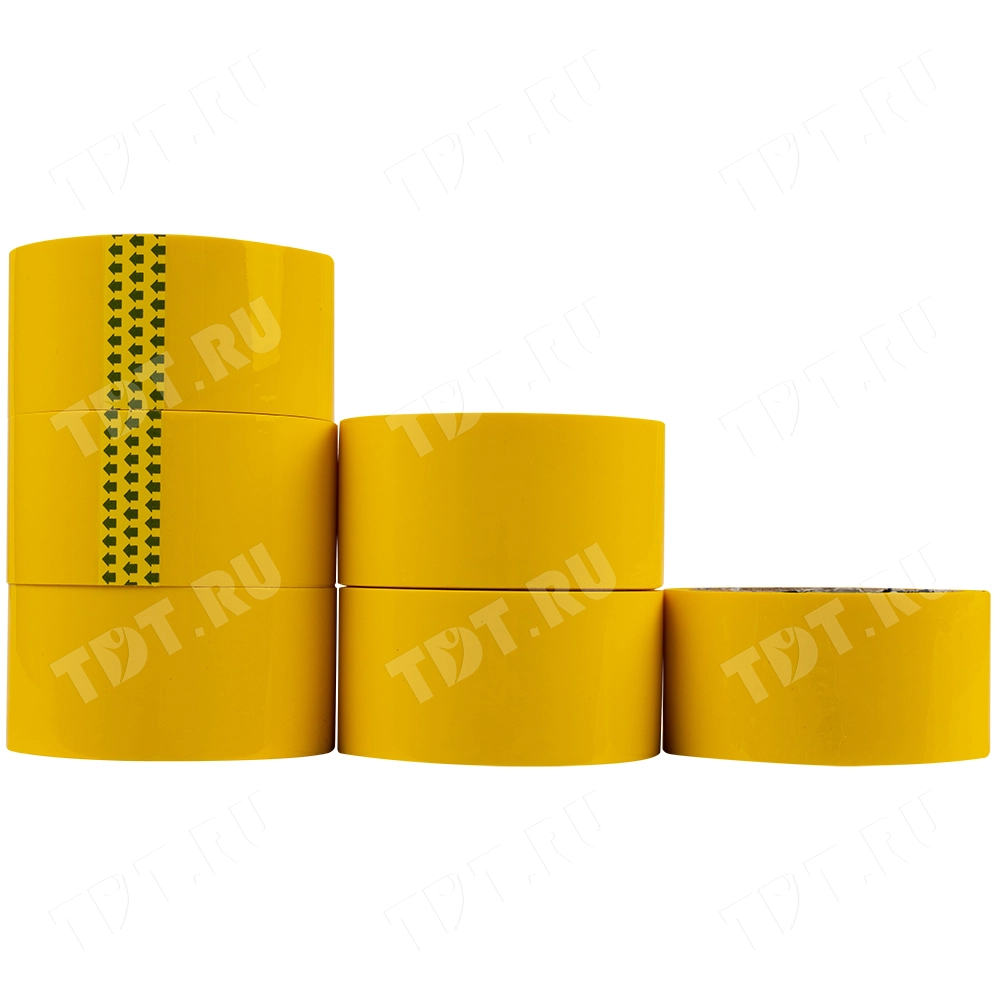 Клейкая лента желтая Klebebander, 50мм*57м*40мкм