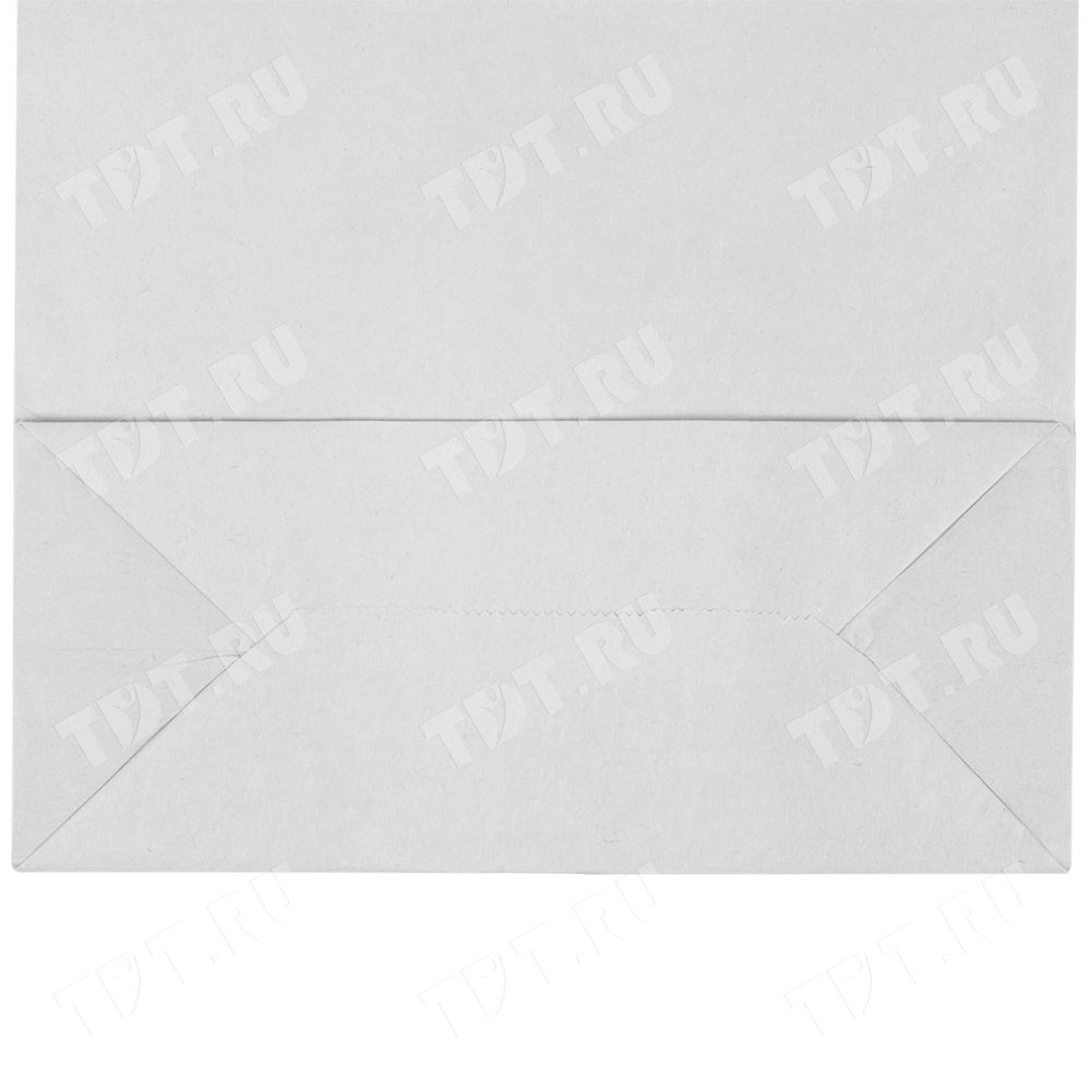 Белый пакет с крученой ручкой, 80 г/м², 29*12*32 см