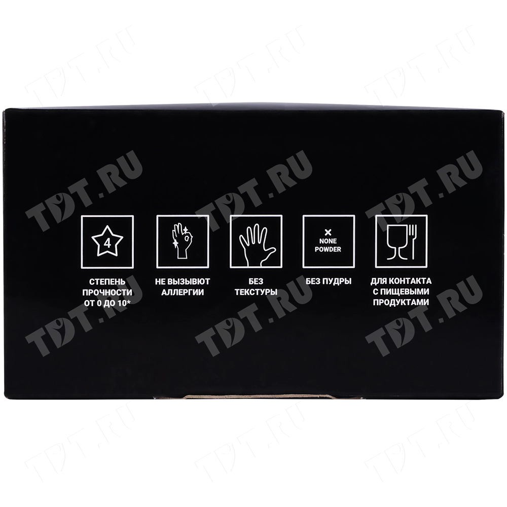 Перчатки виниловые A.D.M., белые, размер M, 100 шт./уп.