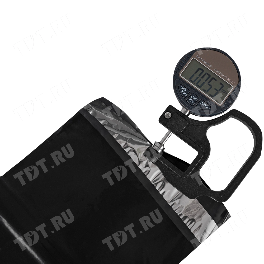 Курьер-пакет чёрный, без кармана, 170*240+40 мм, 50 мкм, 100 шт.