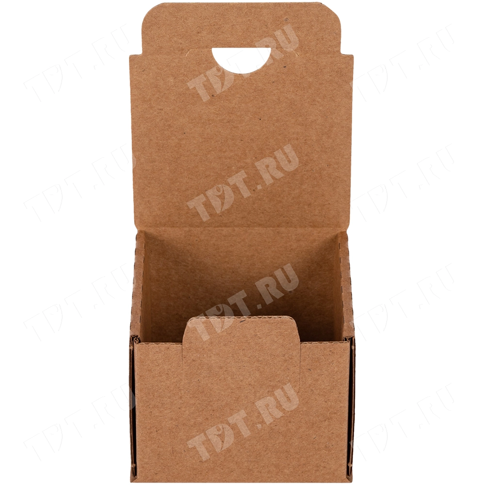 Самосборный короб №235-Ц, с язычком, 70*70*60 мм, Т-23 Е