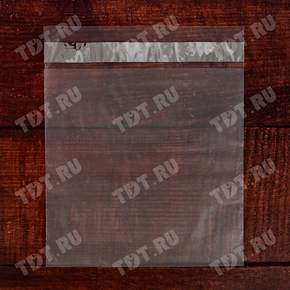 Курьер-пакет прозрачный, без кармана, 150*210+40 мм, 50 мкм, 100 шт.