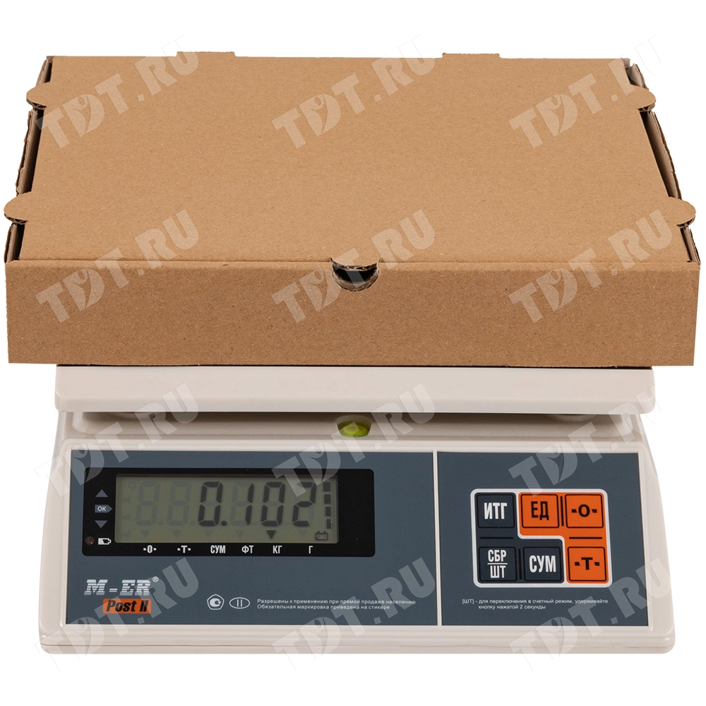 Коробка для пиццы, бурая, 280*280*40 мм