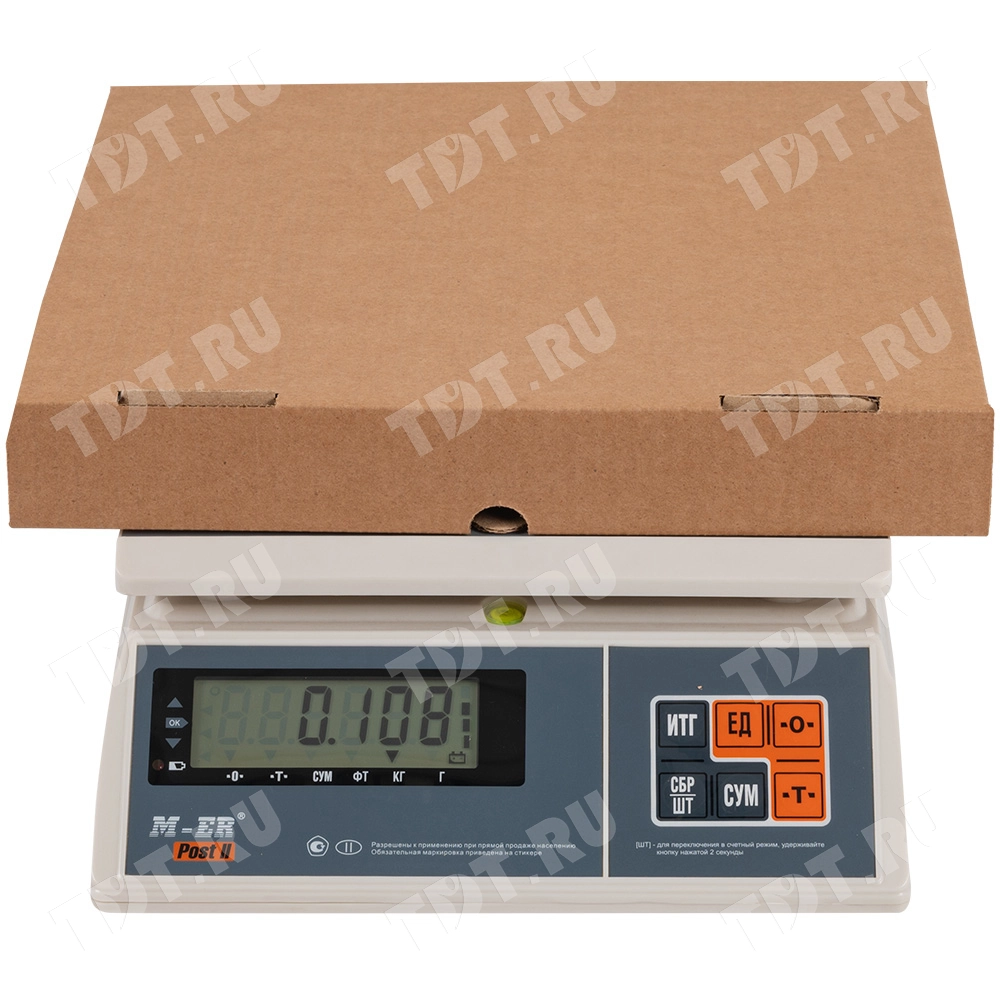 Коробка для пиццы, бурая, 310*310*33 мм