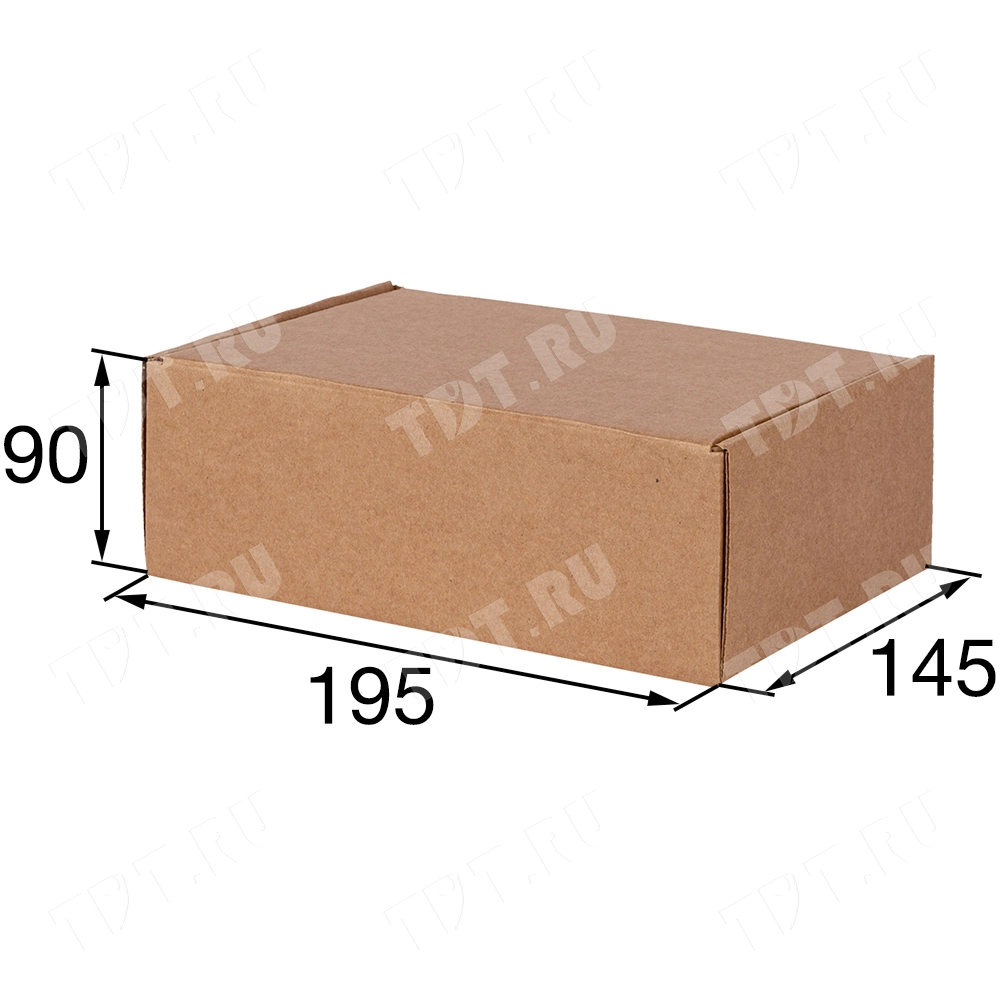 Самосборный короб №144, бурый, 195*145*90 мм, Т-22К Е