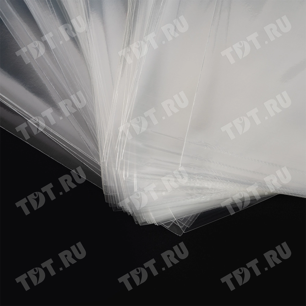 Прозрачный БОПП пакет с клеевым клапаном, 36*23 см, 250 шт.