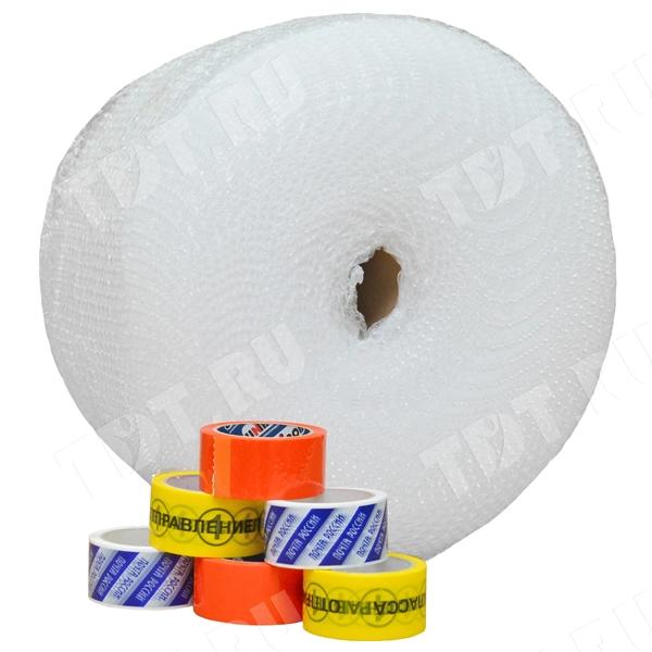 Воздушно пузырьковая пленка, 50*0.3 м «Оптима компакт», 50 г/м², трёхслойная