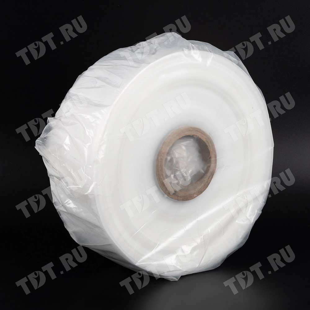 Рукав ПВД прозрачный, 15 см, 80 мкм, 450 м, 10 кг