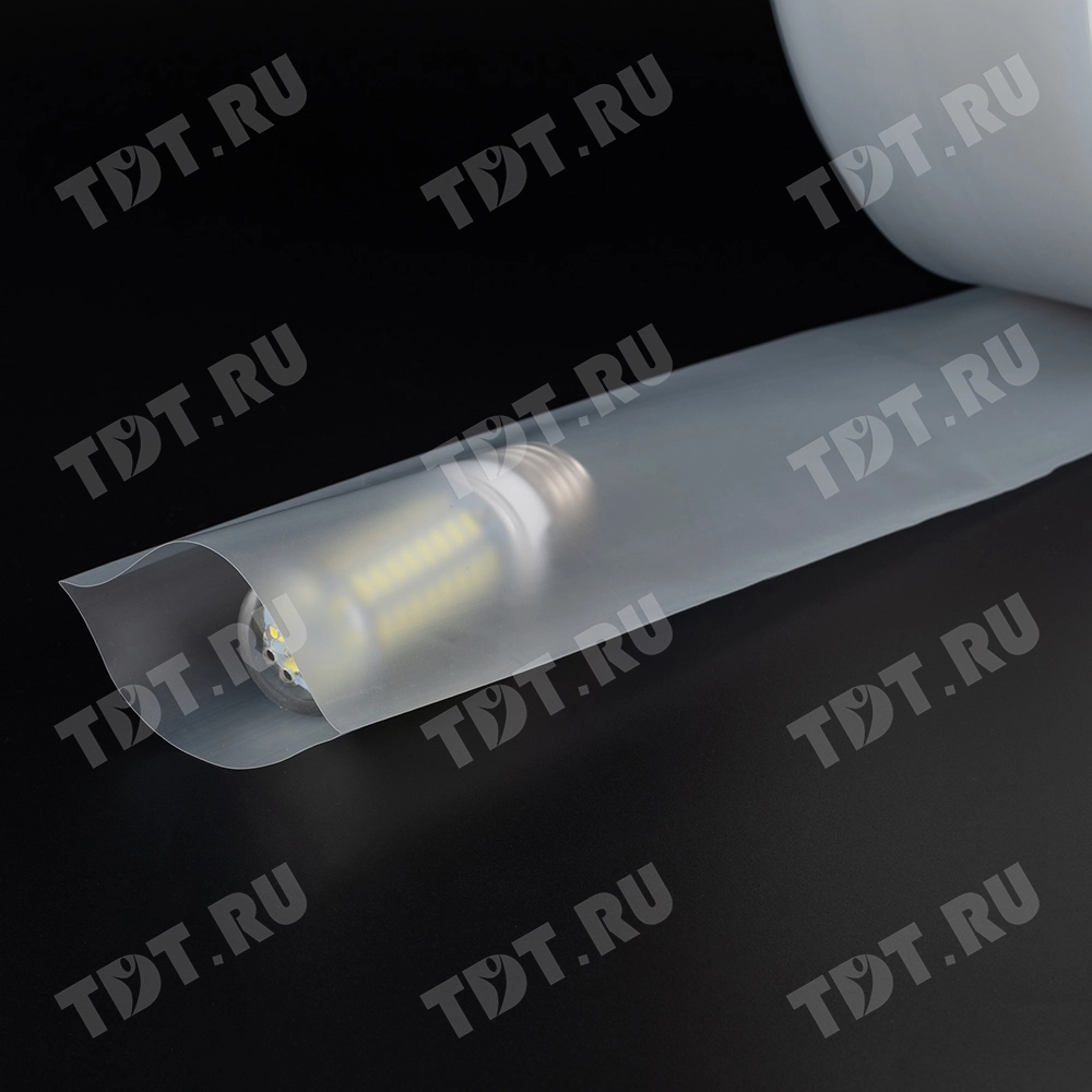 Рукав ПВД прозрачный, 18 см, 80 мкм, 375 м, 10 кг