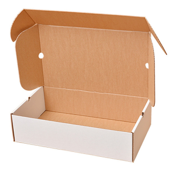 Беленый обувной короб №78, 500*300*130 мм